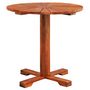 Voir la diapositive 2 : VIDAXL Table de bistro 70x70 cm Bois d'acacia massif