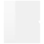 Voir la diapositive 5 : VIDAXL Armoire d'evier Blanc brillant 100x38,5x45 cm Bois d'ingenierie