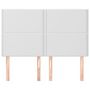 Voir la diapositive 3 : VIDAXL Tetes de lit 4 pcs Blanc 72x5x78/88 cm Similicuir