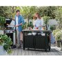 Voir la diapositive 2 : KETER Table de cuisine buffet en résine 279L