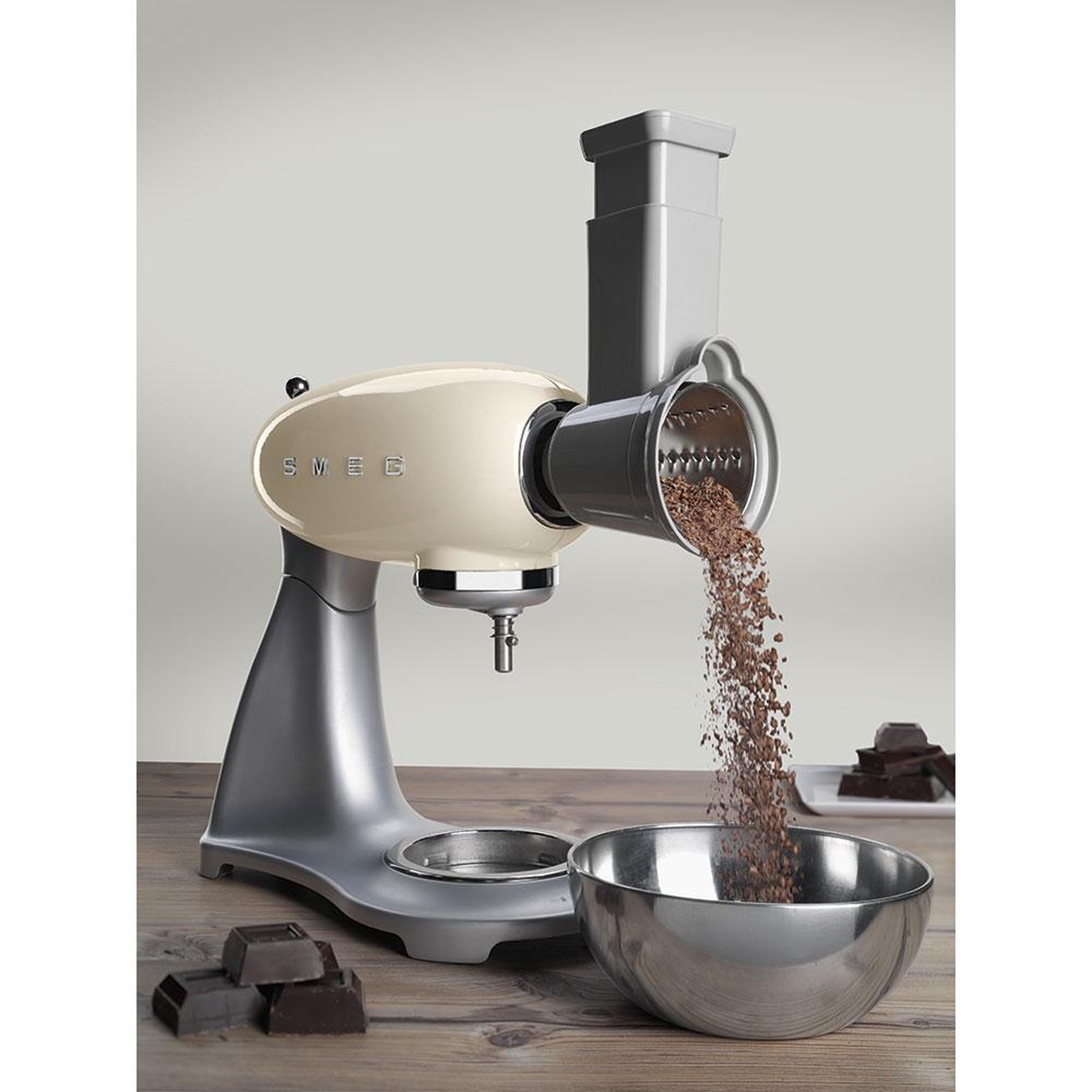 Voir la diapositive 3 : SMEG Râpe smsg01 trancheur rapeur pour smf01/02/03