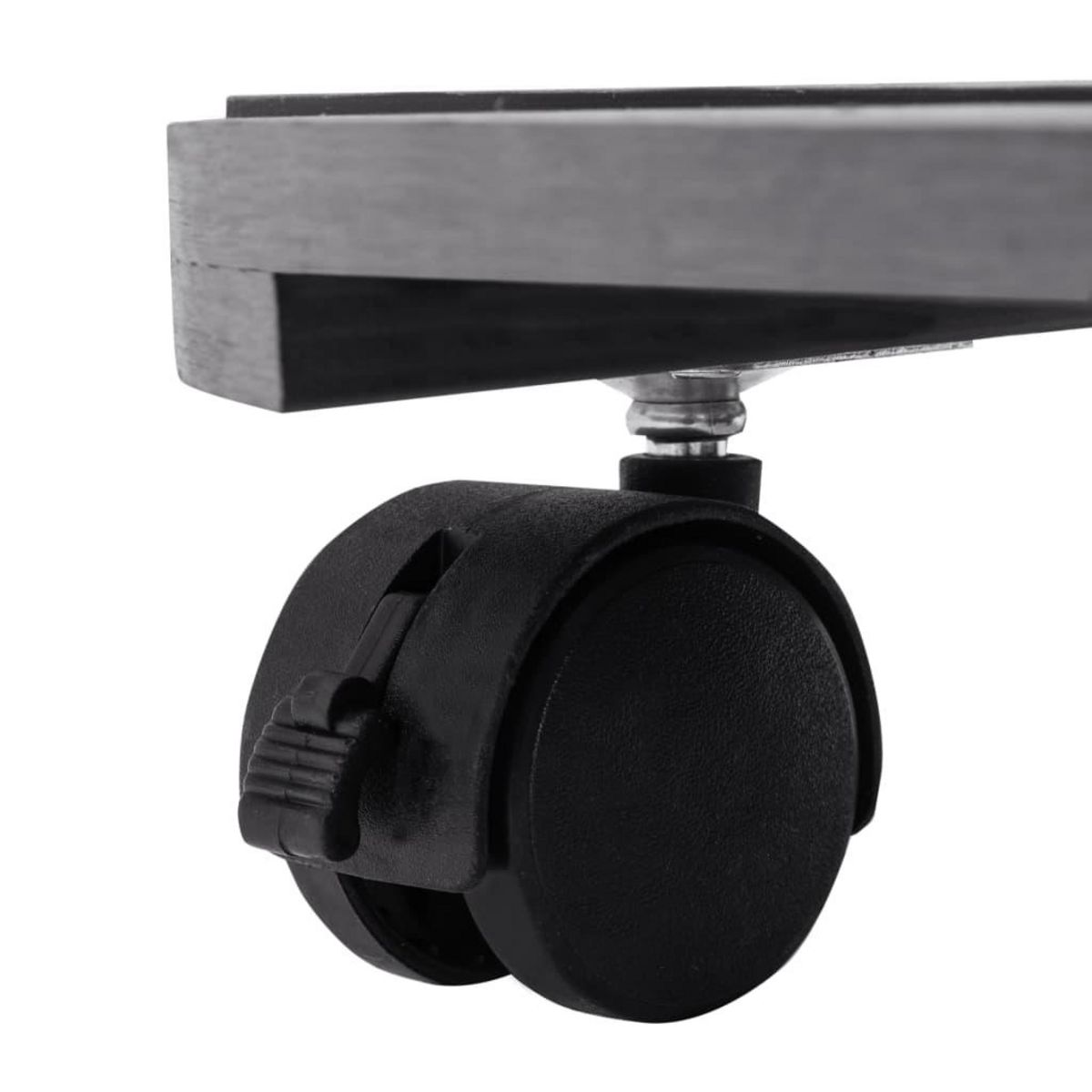 VIDAXL Chariots a plantes 2 pcs Gris Ø30x7,5 cm WPC