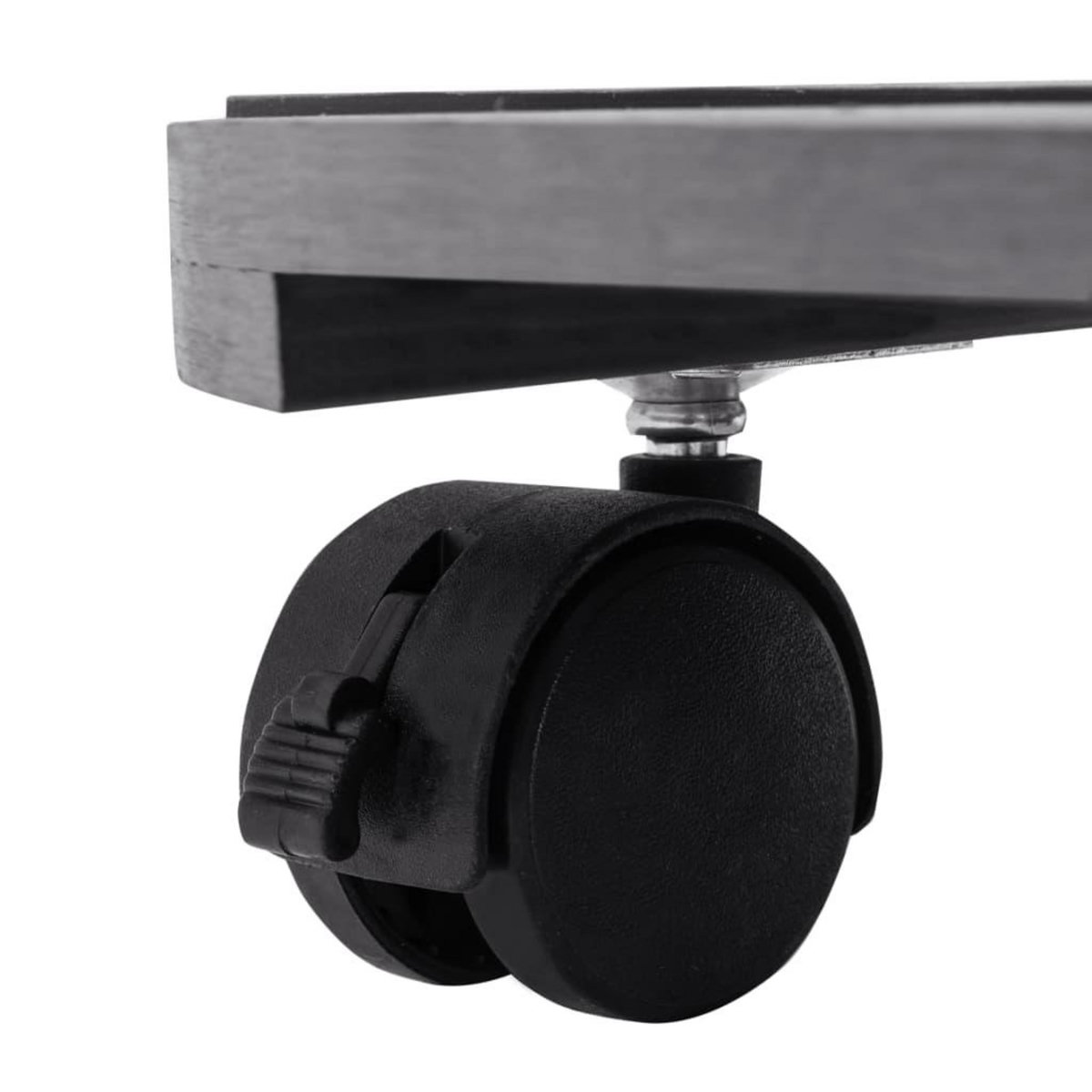 VIDAXL Chariots a plantes 2 pcs Gris Ø30x7,5 cm WPC