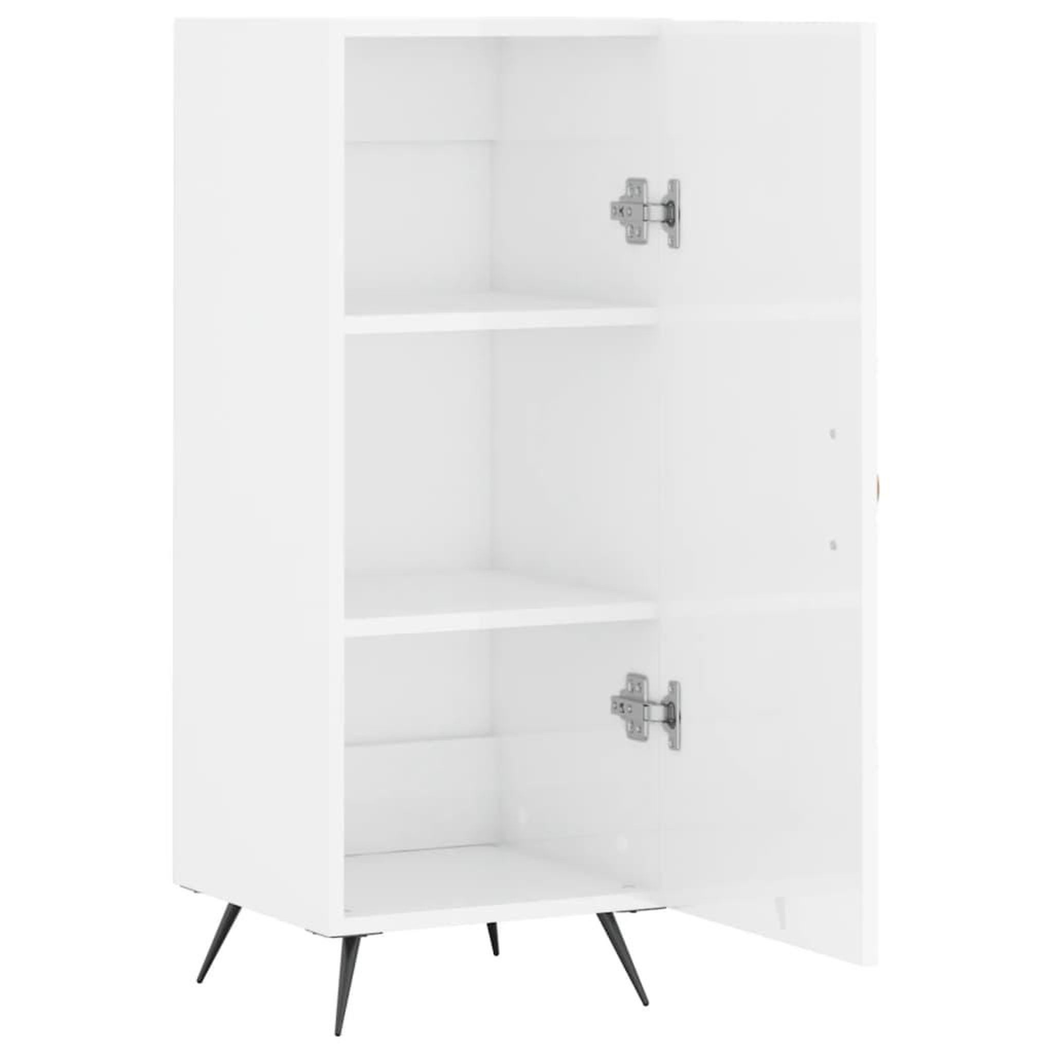 Voir la diapositive 5 : VIDAXL Buffet Blanc brillant 34,5x34x90 cm Bois d'ingenierie