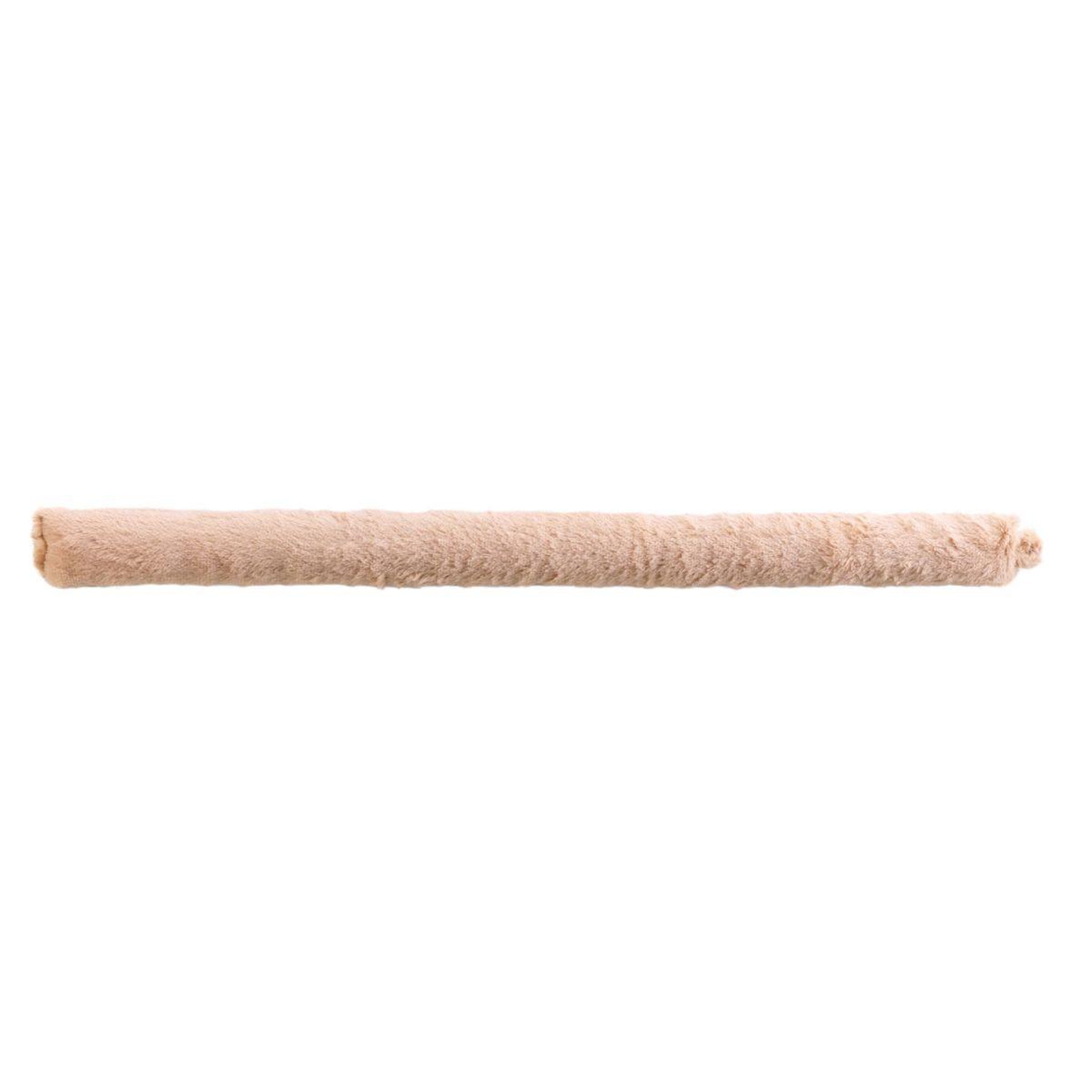 Douceur d'Intérieur Boudin bas de porte imitation fourrure  foxy  80cm sable