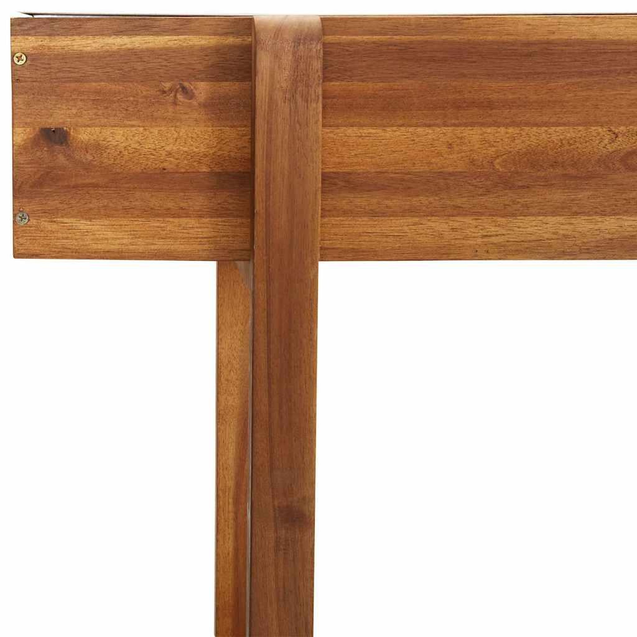 Voir la diapositive 5 : VIDAXL Lit sureleve de jardin bois massif d'acacia et zinc