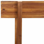 Voir la diapositive 5 : VIDAXL Lit sureleve de jardin Bois massif d'acacia et zinc