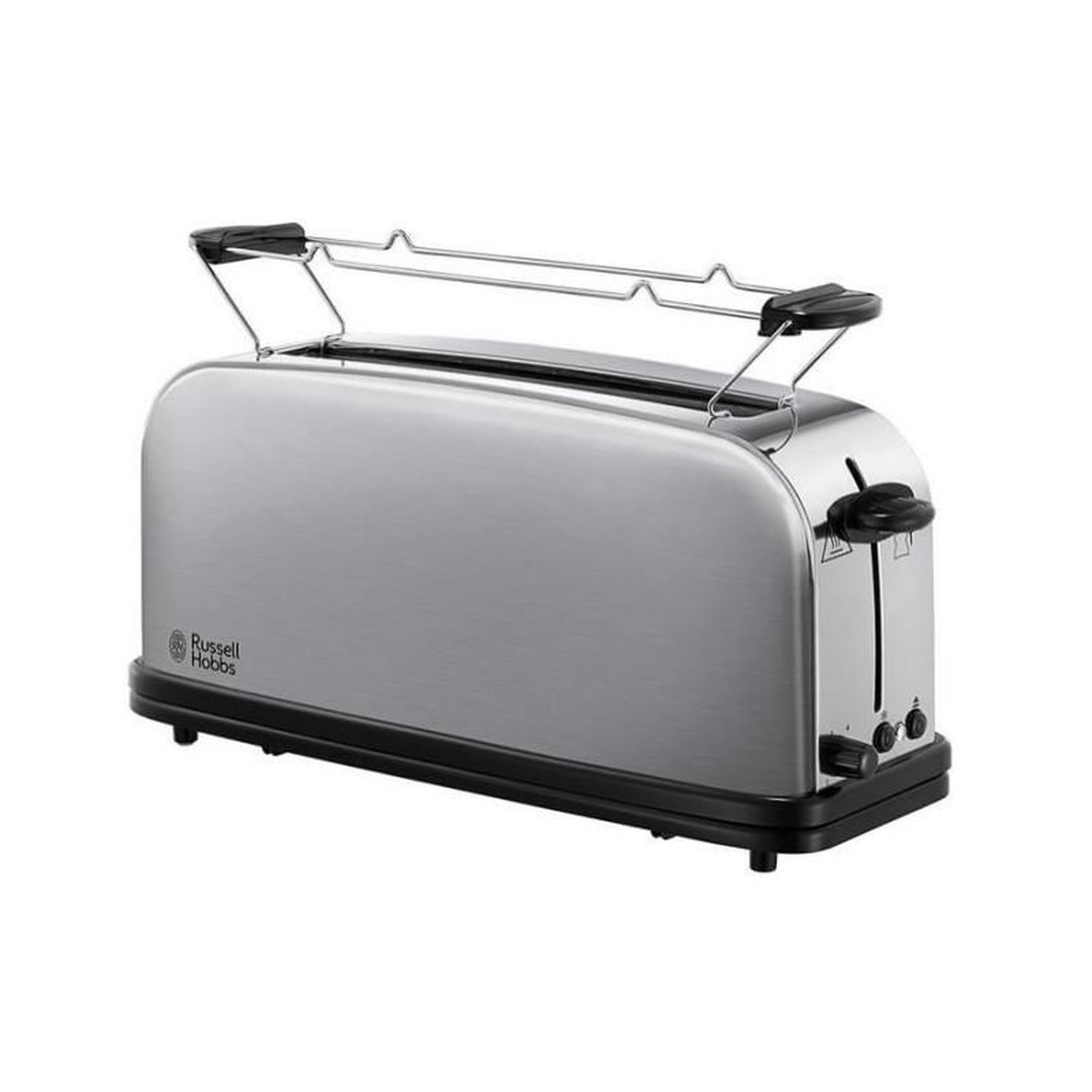 Voir la diapositive 1 : Russell Hobbs Notre grille-pain Oxford Russell Hobbs 21396-56 grille a merveille des pains de toutes tailles et amene la bonne humeur a chaque