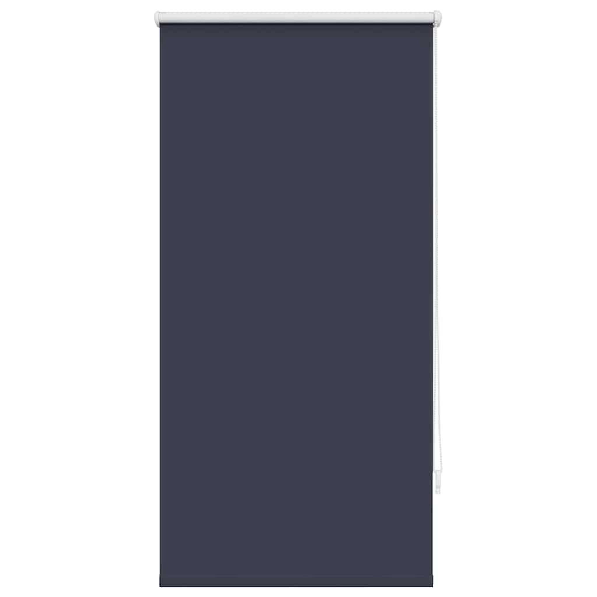 VIDAXL Store enrouleur occultant 64,4 x 120 cm, largeur du tissu 60 cm, bleu marine
