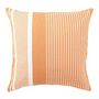 Voir la diapositive 1 : Paris Prix Coussin Déco Rayures  Mik  50x50cm Orange