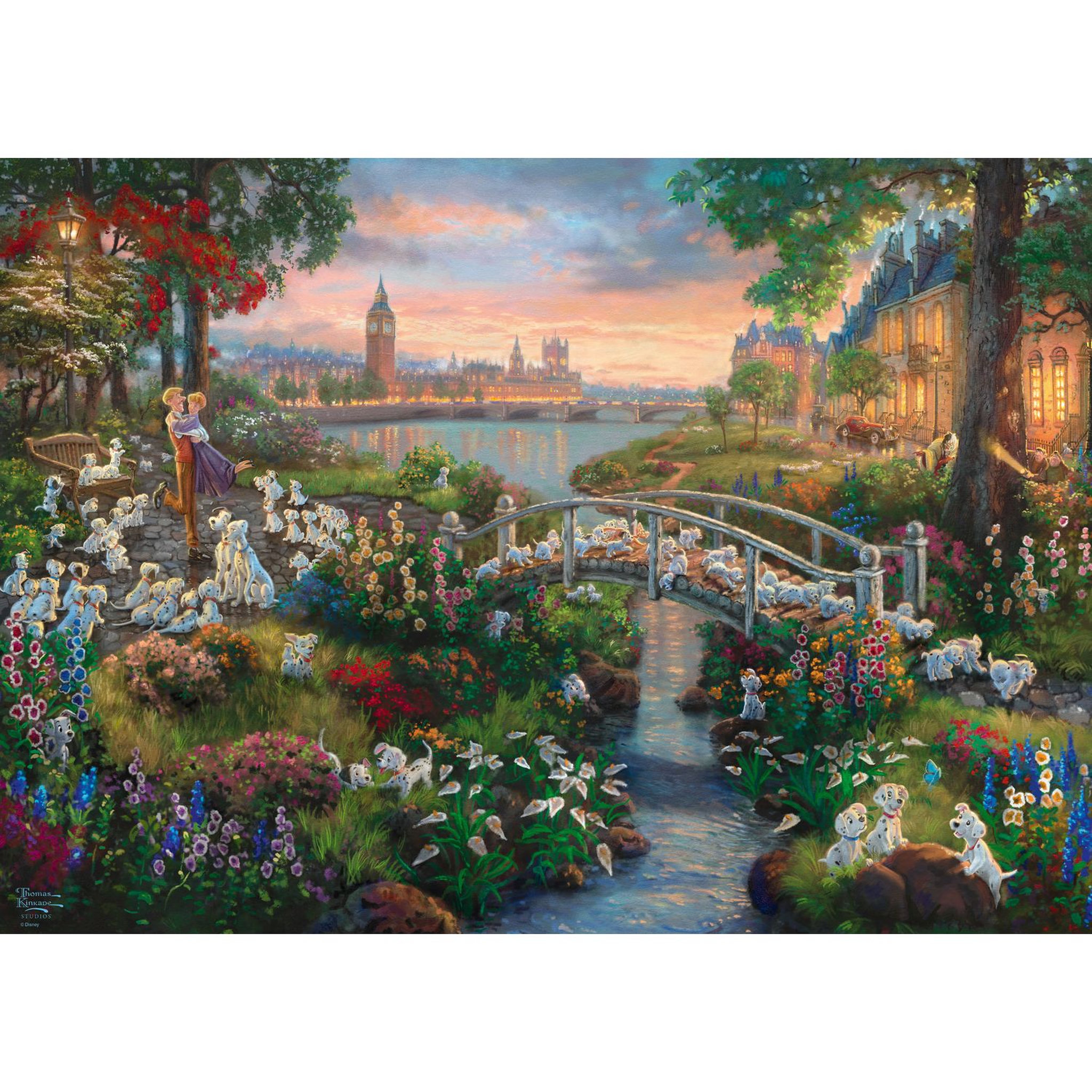 Voir la diapositive 2 : Schmidt Puzzle - Disney les 101 Dalmatiens - 1000 pièces