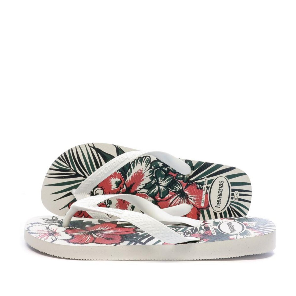 HAVAIANAS Tongs Blanche Homme Havaianas Aloha pas cher Auchan