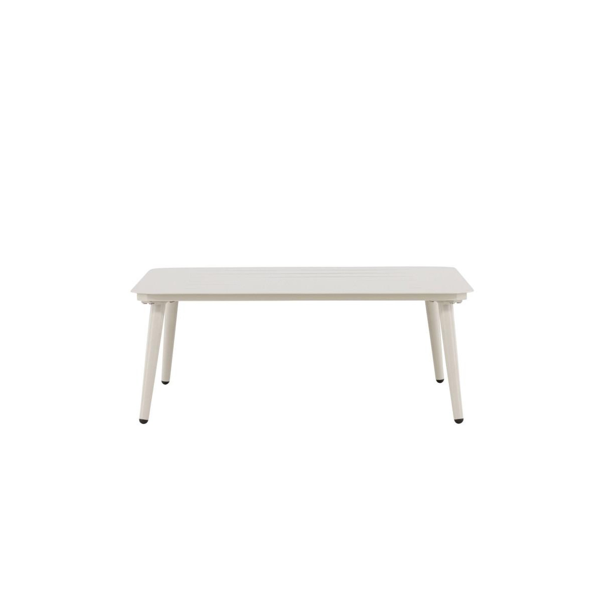 Voir la diapositive 2 : Paris Prix Table basse de jardin  lina  90cm beige