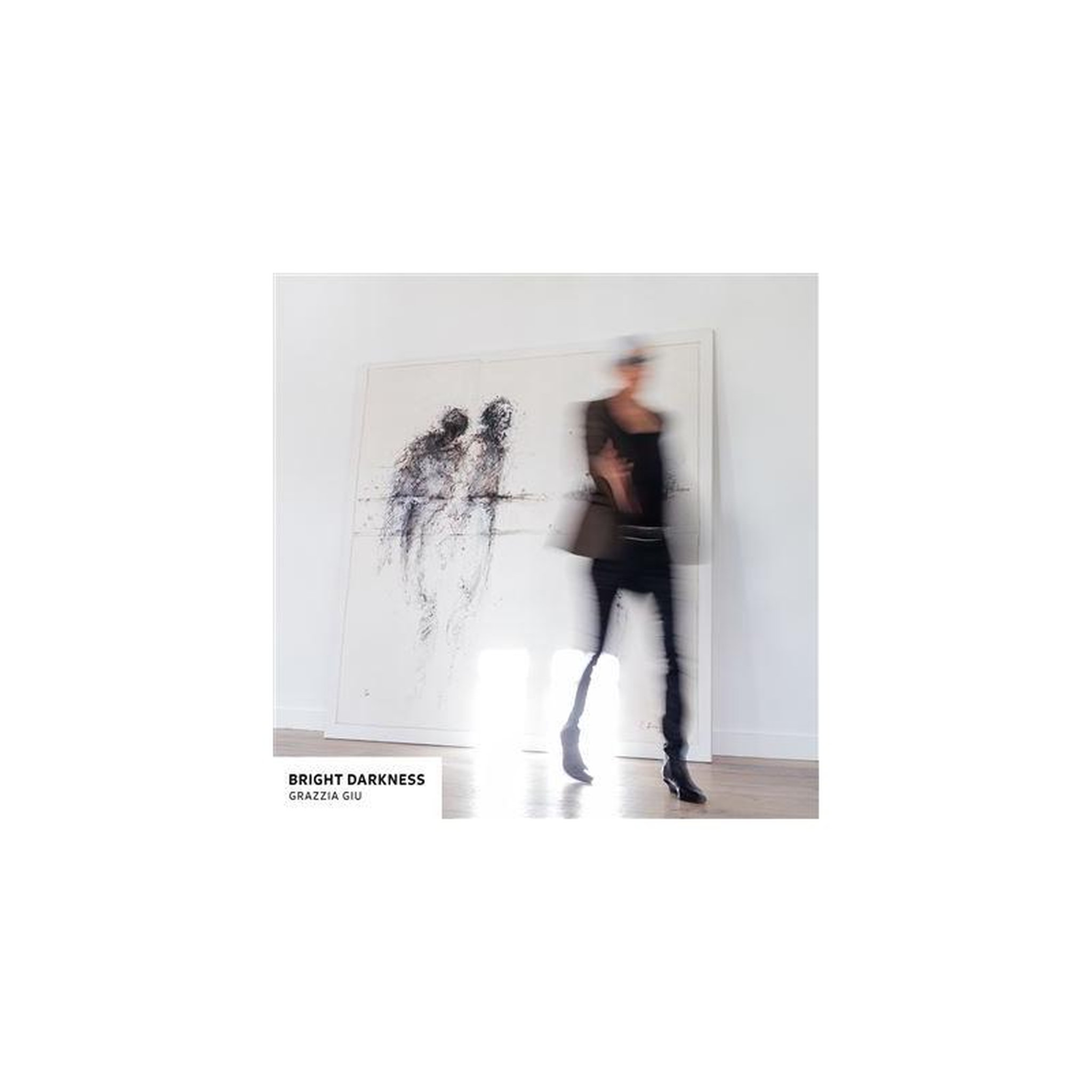 Album jazz « bright darkness » de grazzia giu sur vinyle 33t, présentation en boîte, style
