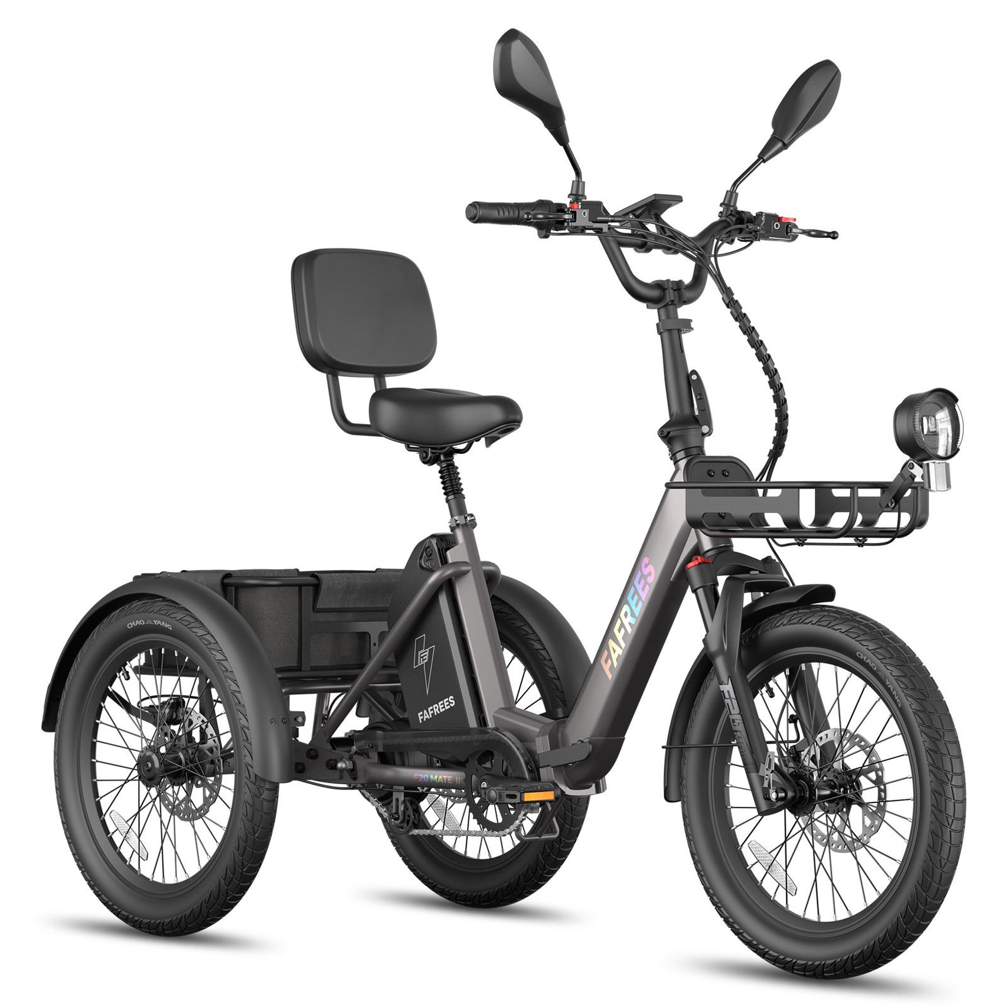 Voir la diapositive 3 : FAFREES Tricycle électrique fafrees f20 mate ii 21 ah