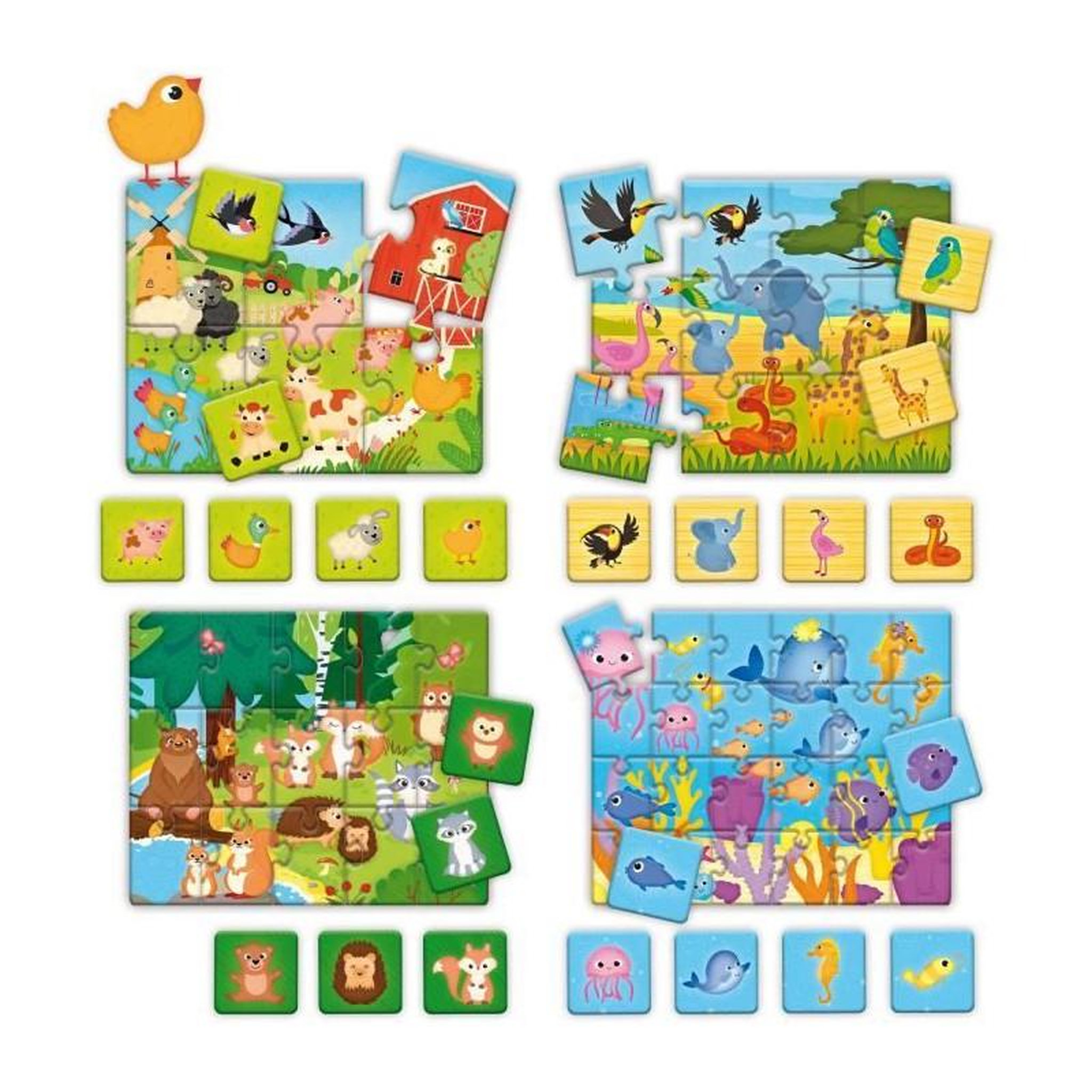 Voir la diapositive 2 : LISCIANI GIOCHI Les Animaux - Carotina - Jeu d'apprentissage - LISCIANI