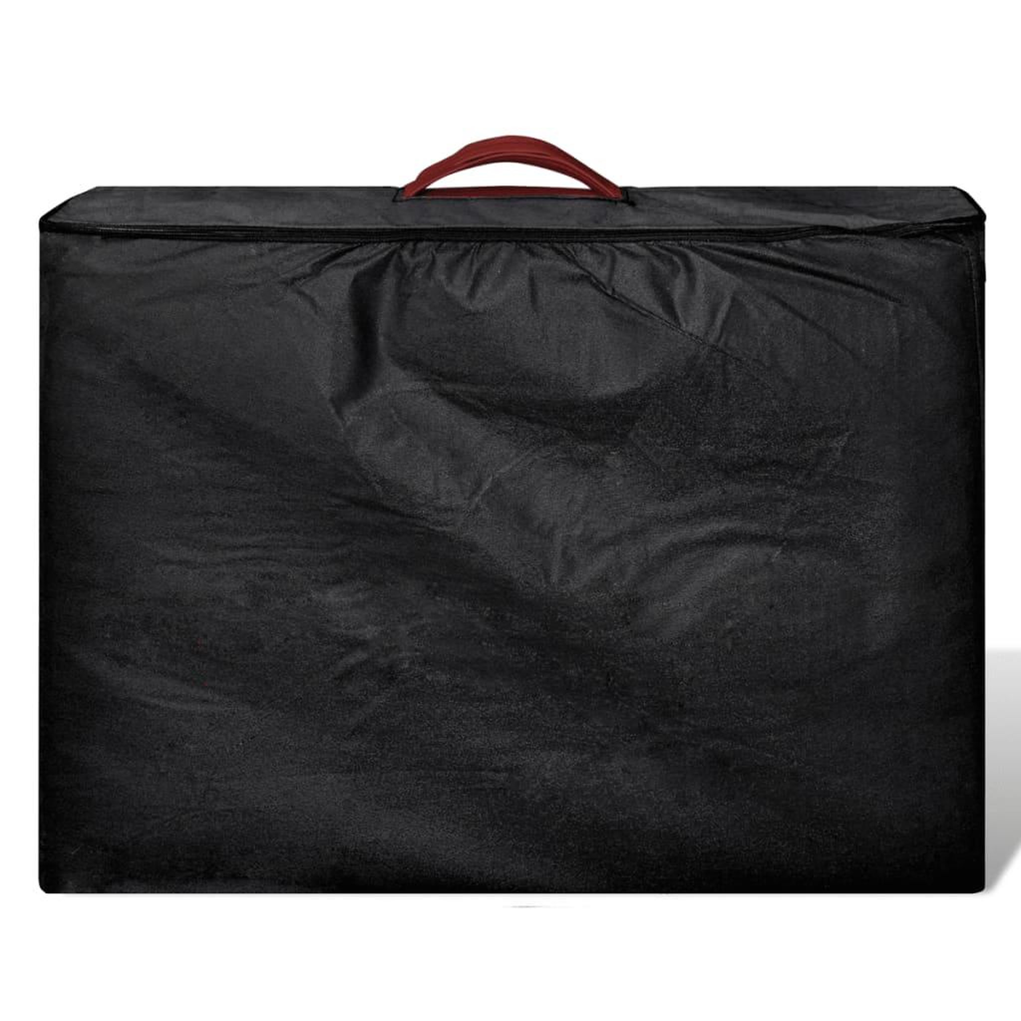 Voir la diapositive 4 : VIDAXL Table pliable de massage Rouge 3 zones avec cadre en aluminium