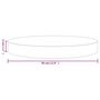 Voir la diapositive 6 : VIDAXL Dessus de table rond blanc Ø30x3 cm bois de pin massif