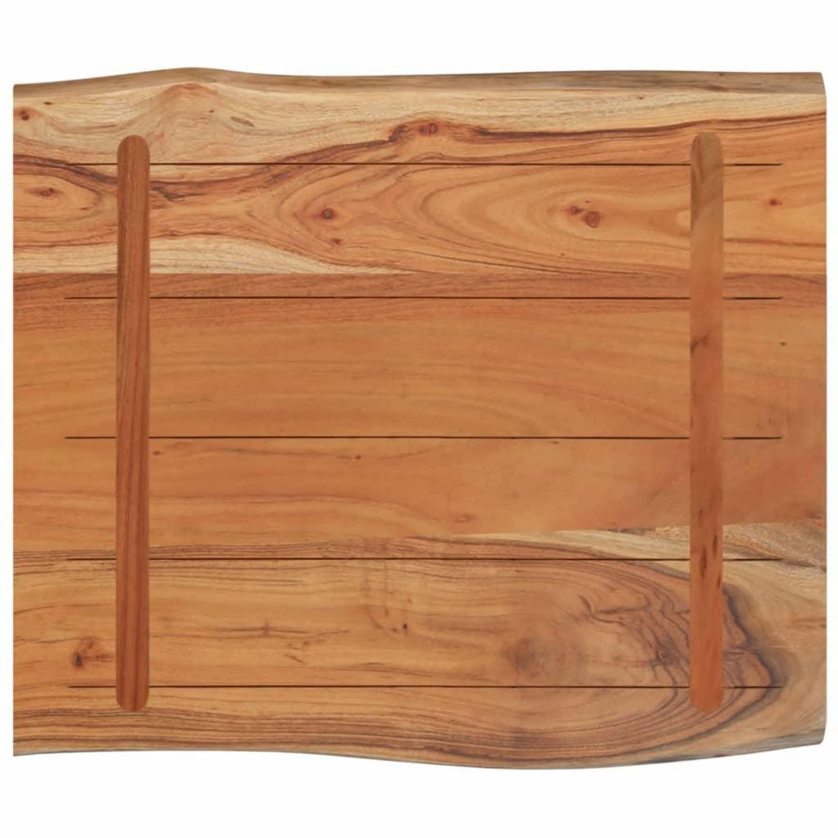 VIDAXL Dessus de table 70x60x2,5 cm rectangulaire bois massif acacia
