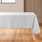 Paris Prix Nappe Antitache Imprimé  Kalini  150x240cm Gris