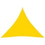 VIDAXL Voile de parasol Tissu Oxford triangulaire 4,5x4,5x4,5 m Jaune