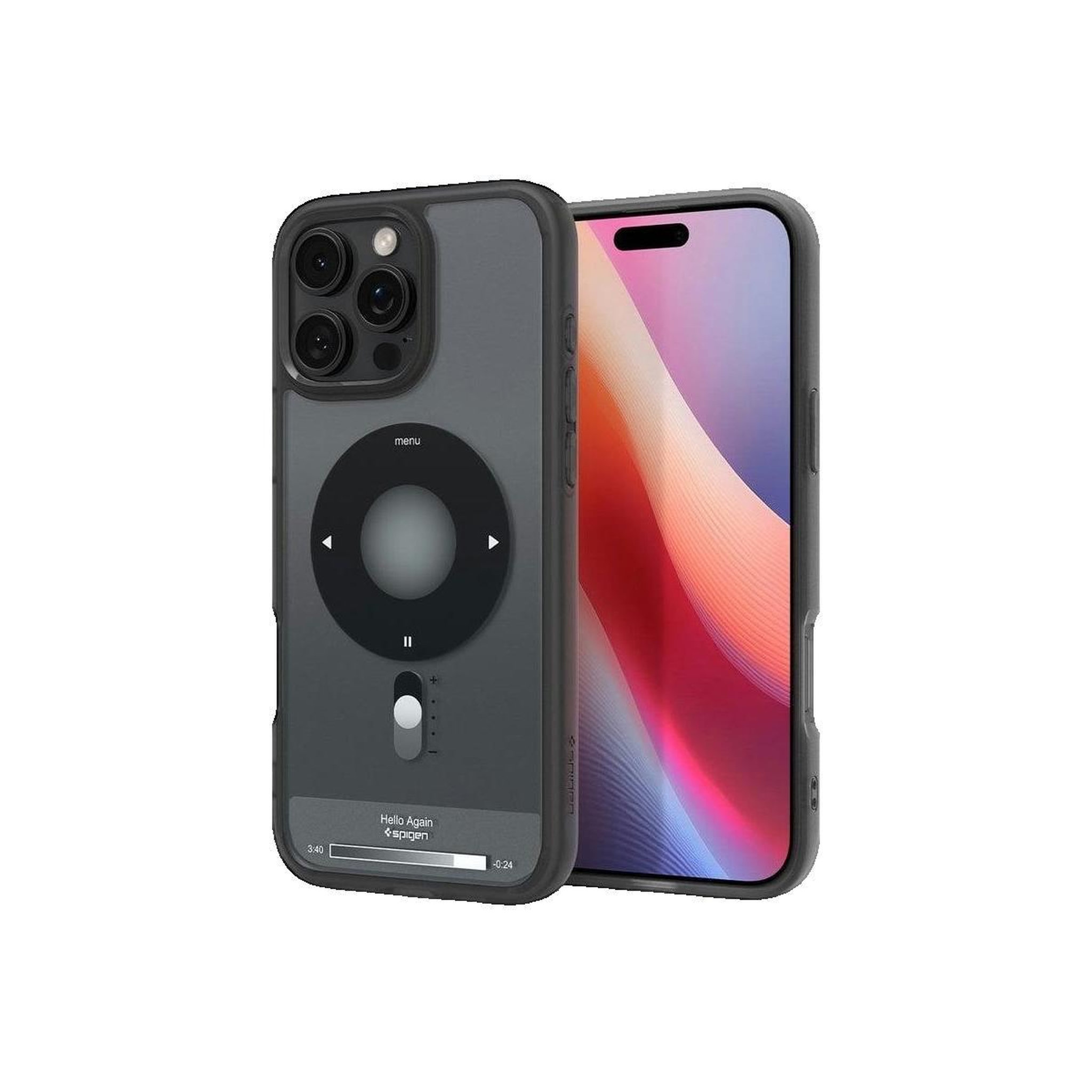 Voir la diapositive 2 : SPIGEN Coque Apple iPhone Spigen Ultra Hybrid Classic (MagFit) Noir