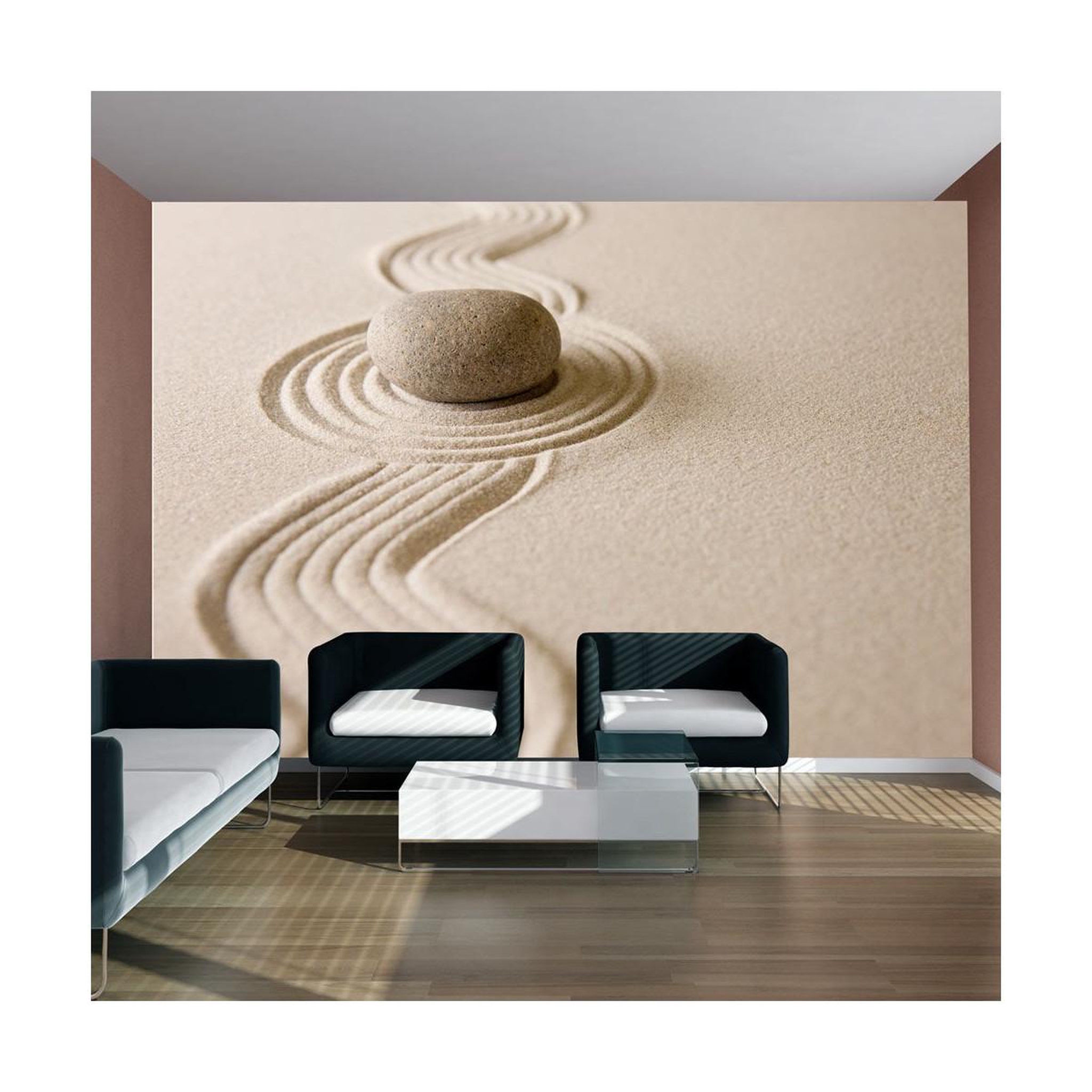 Voir la diapositive 1 : Paris Prix Papier peint  zen sand garden