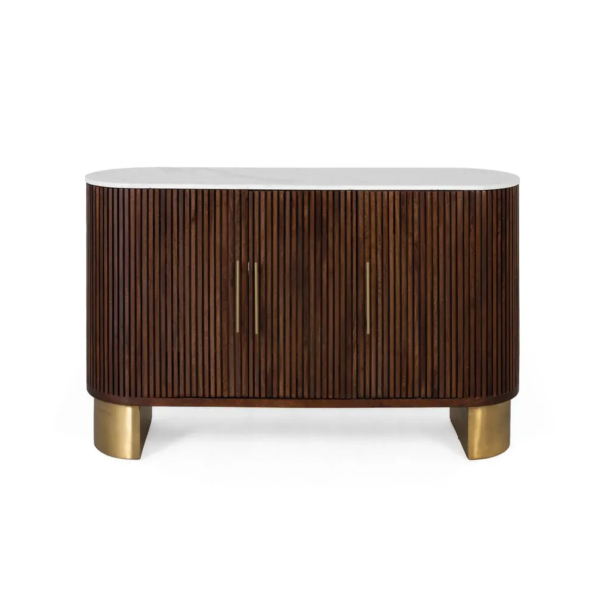 GINER Y COLOMER SL Meuble tv en bois de manguier 160 cm style art déco contemporain