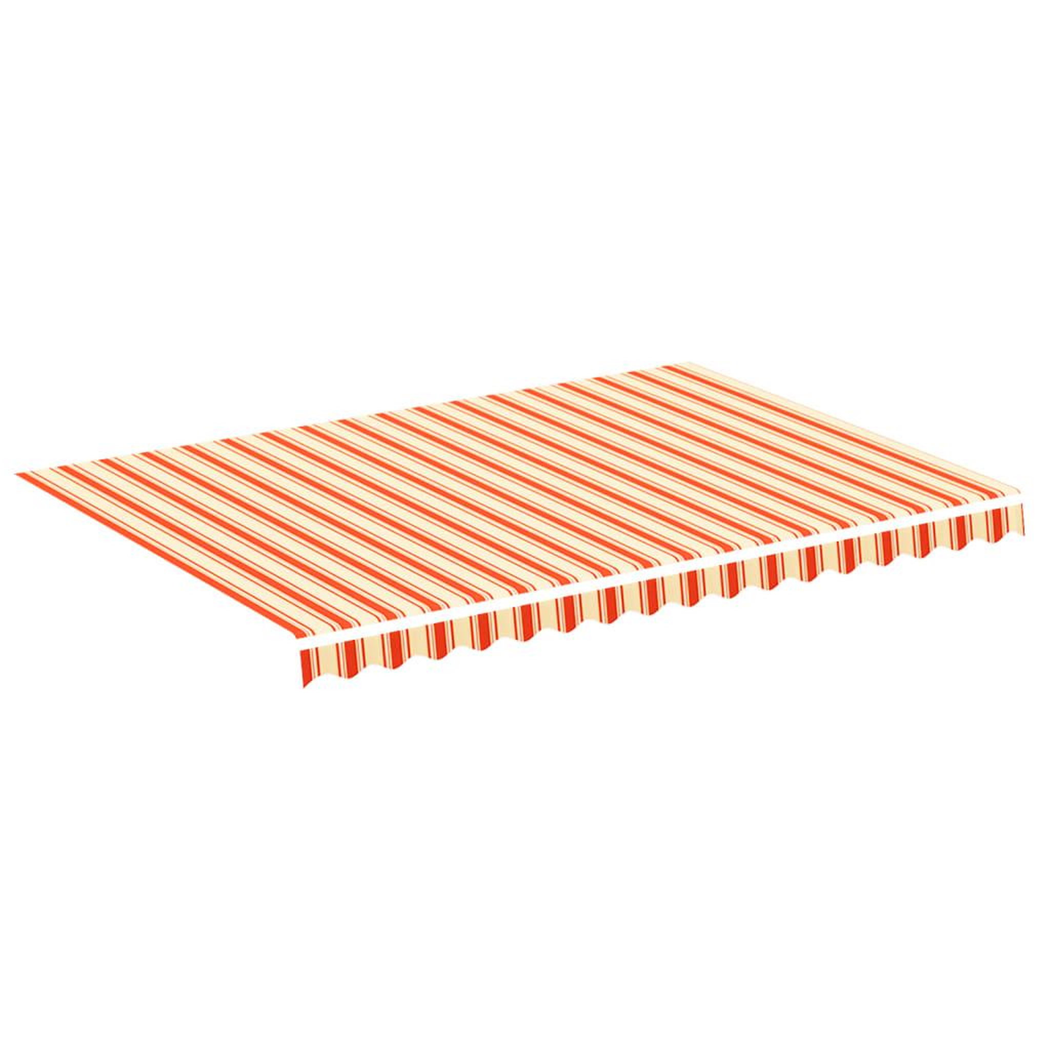 Voir la diapositive 2 : VIDAXL Tissu de remplacement pour auvent Jaune et orange 3,5x2,5 m