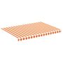 Voir la diapositive 2 : VIDAXL Tissu de remplacement pour auvent Jaune et orange 3,5x2,5 m