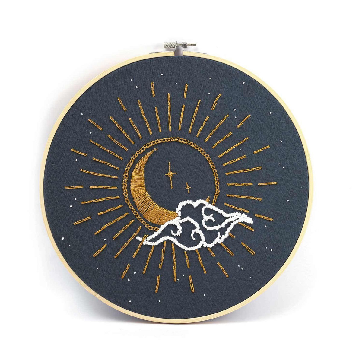 Graine créative Kit broderie décorative céleste