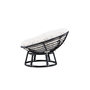 Voir la diapositive 5 : Paris Prix Fauteuil de Jardin Papasan  Bonnie  115cm Noir