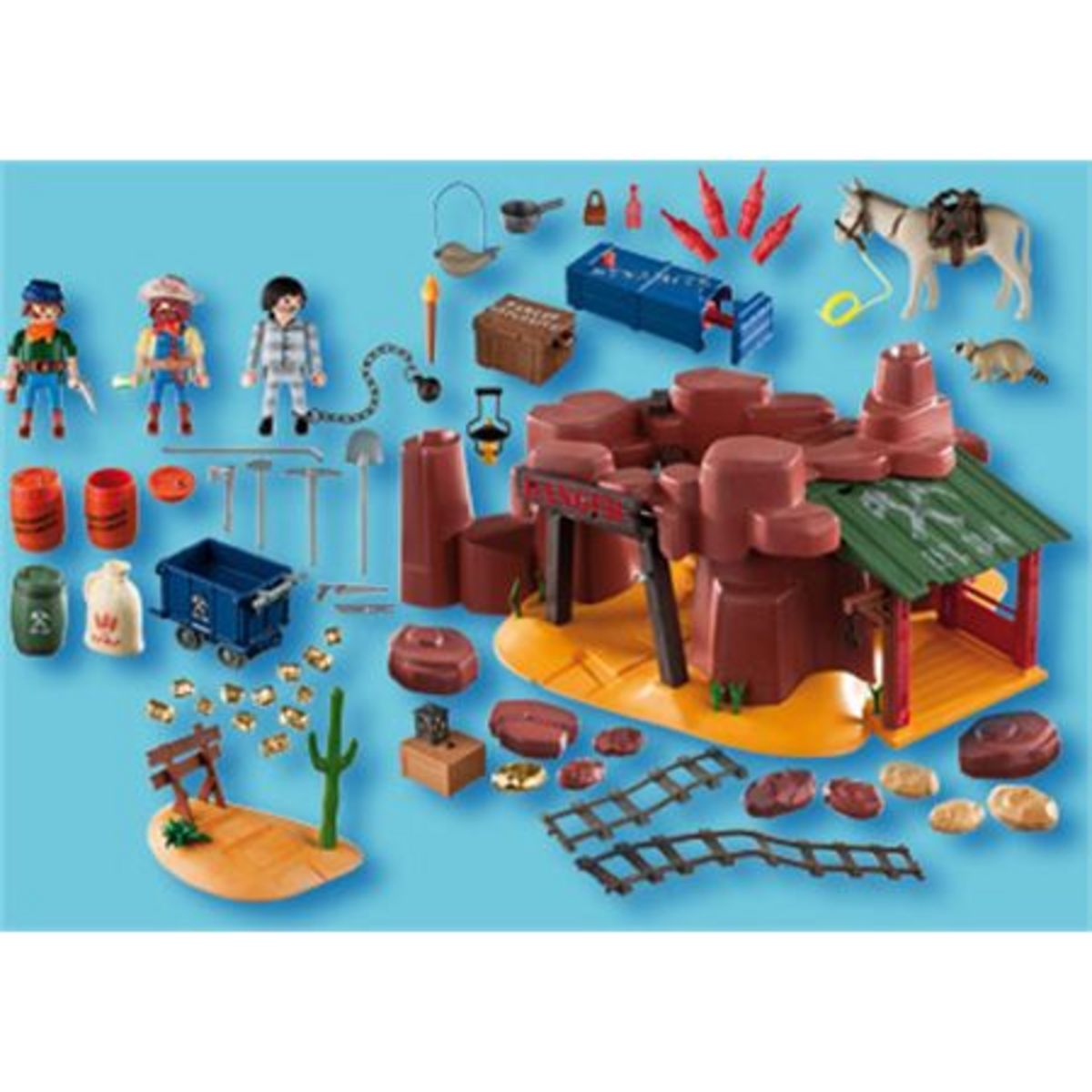 PLAYMOBIL 5246 Mine d'or avec explosif