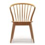 Voir la diapositive 3 : VS VENTA-STOCK Pack 2 chaises Mura, Couleur Chêne, Bois Massif, 55 cm x 58,5 cm x 84 cm