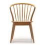 Voir la diapositive 3 : VS VENTA-STOCK Pack 2 chaises Mura, Couleur Chêne, Bois Massif, 55 cm x 58,5 cm x 84 cm