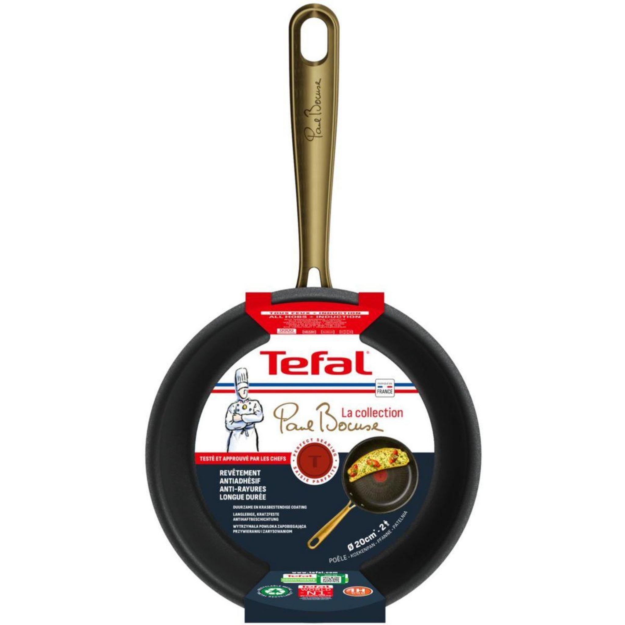 Voir la diapositive 2 : TEFAL Poêle 20cm bocuse edition