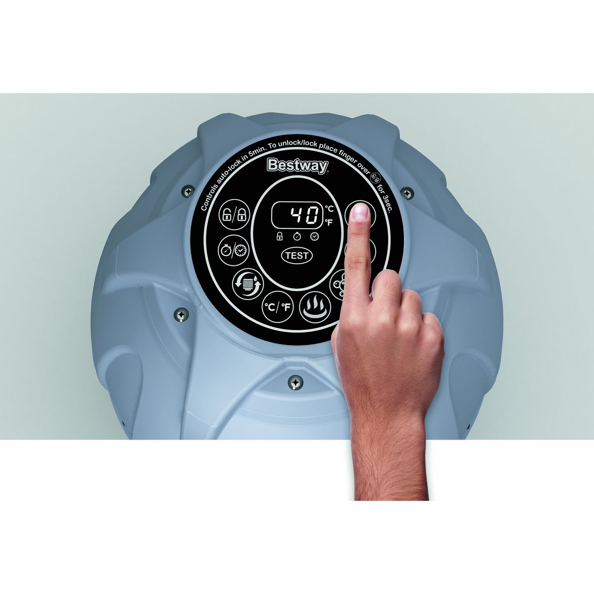 BESTWAY Spa PARIS ROND 4 à 6 places