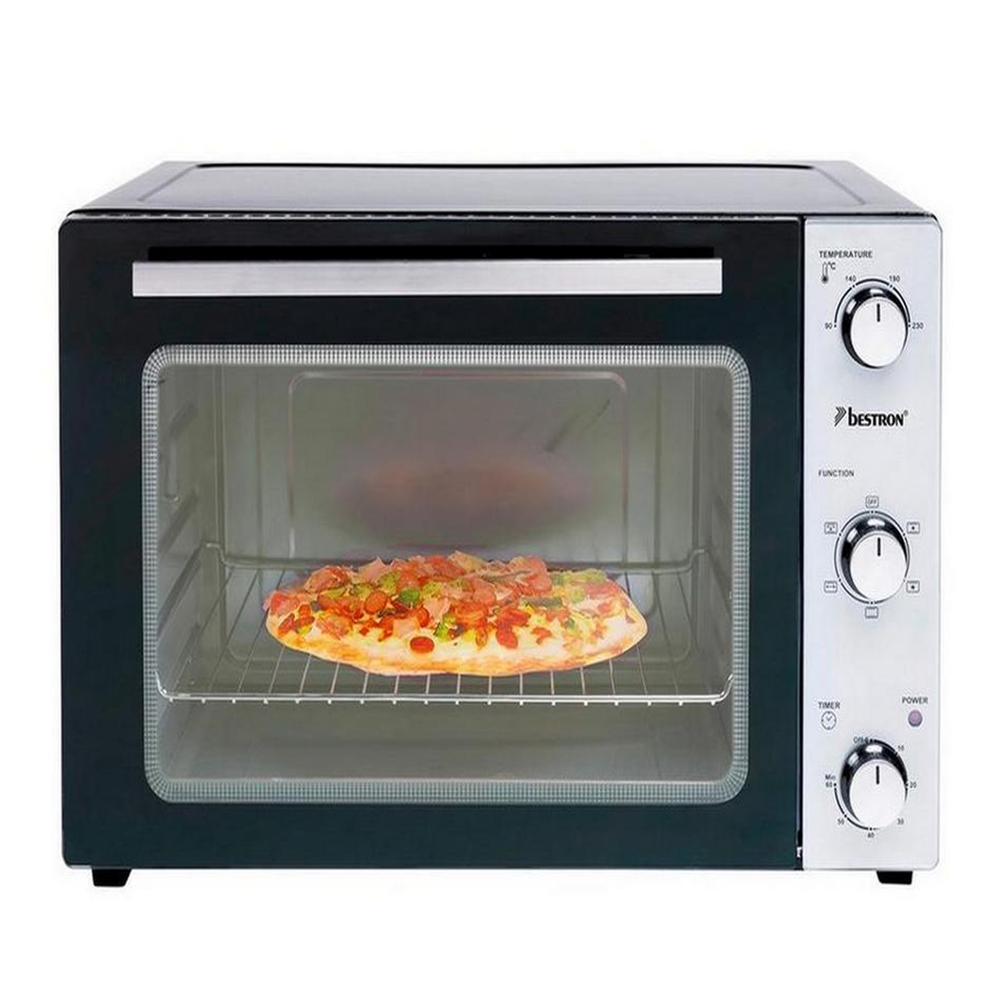 Voir la diapositive 3 : Bestron Four grill 45l 1800w noir/inox - AOV45