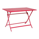HESPERIDE Table pliante Azua - 4 Places. Coloris disponibles : Gris