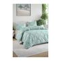 Voir la diapositive 3 : GENERIQUE Parure de lit - 1 housse de couette 220 x 240 cm + 2 taies d'oreiller 60 x 60 cm - 65% coton, 35% polyester - Vert