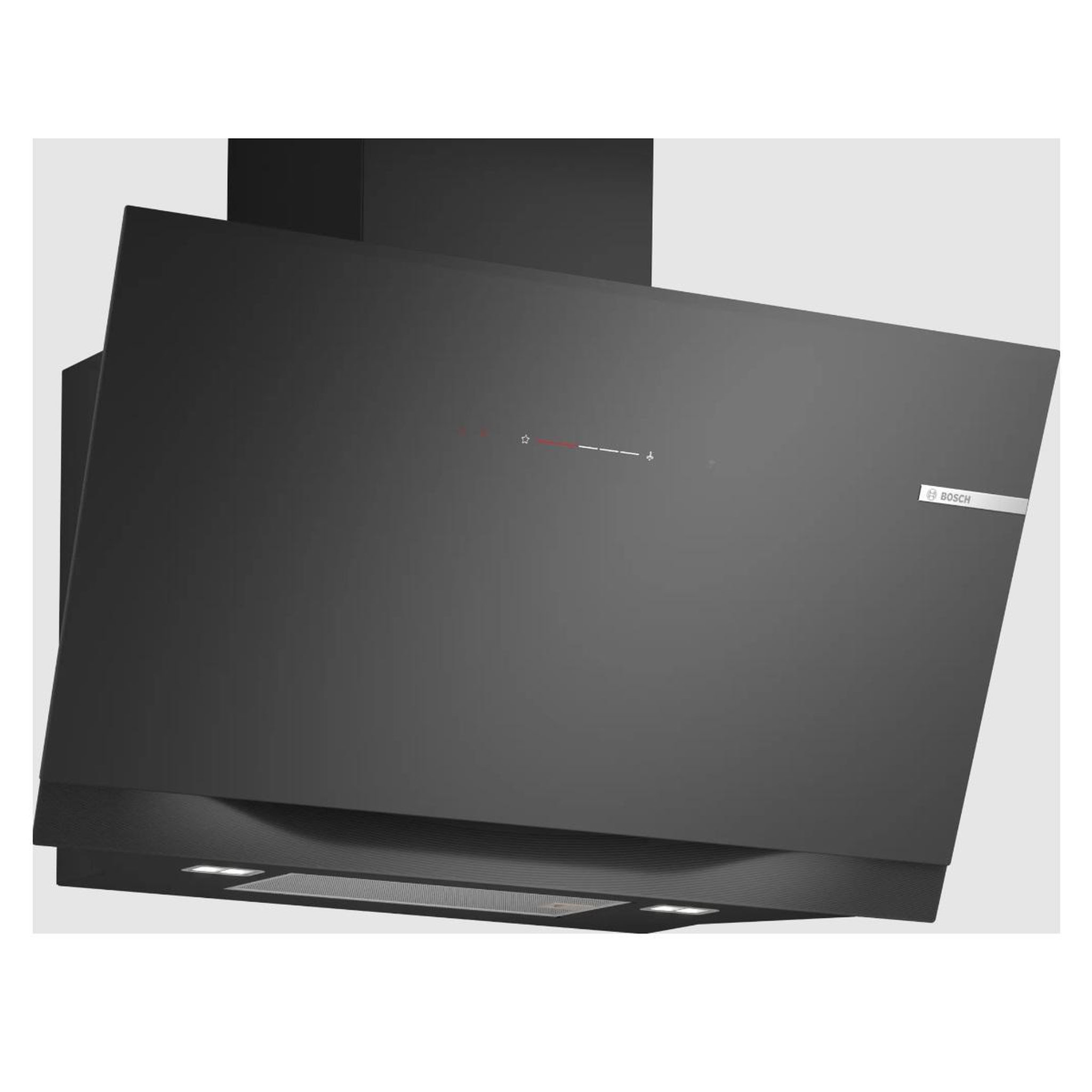 BOSCH Hotte décorative murale 90cm 51db 441m3/h noir - dwk91lt60