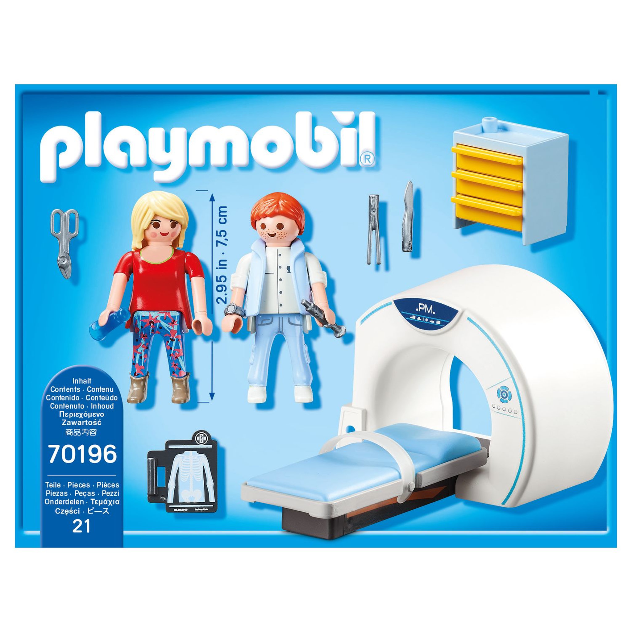 Voir la diapositive 4 : PLAYMOBIL 70196 - City Life - Salle de radiologie 