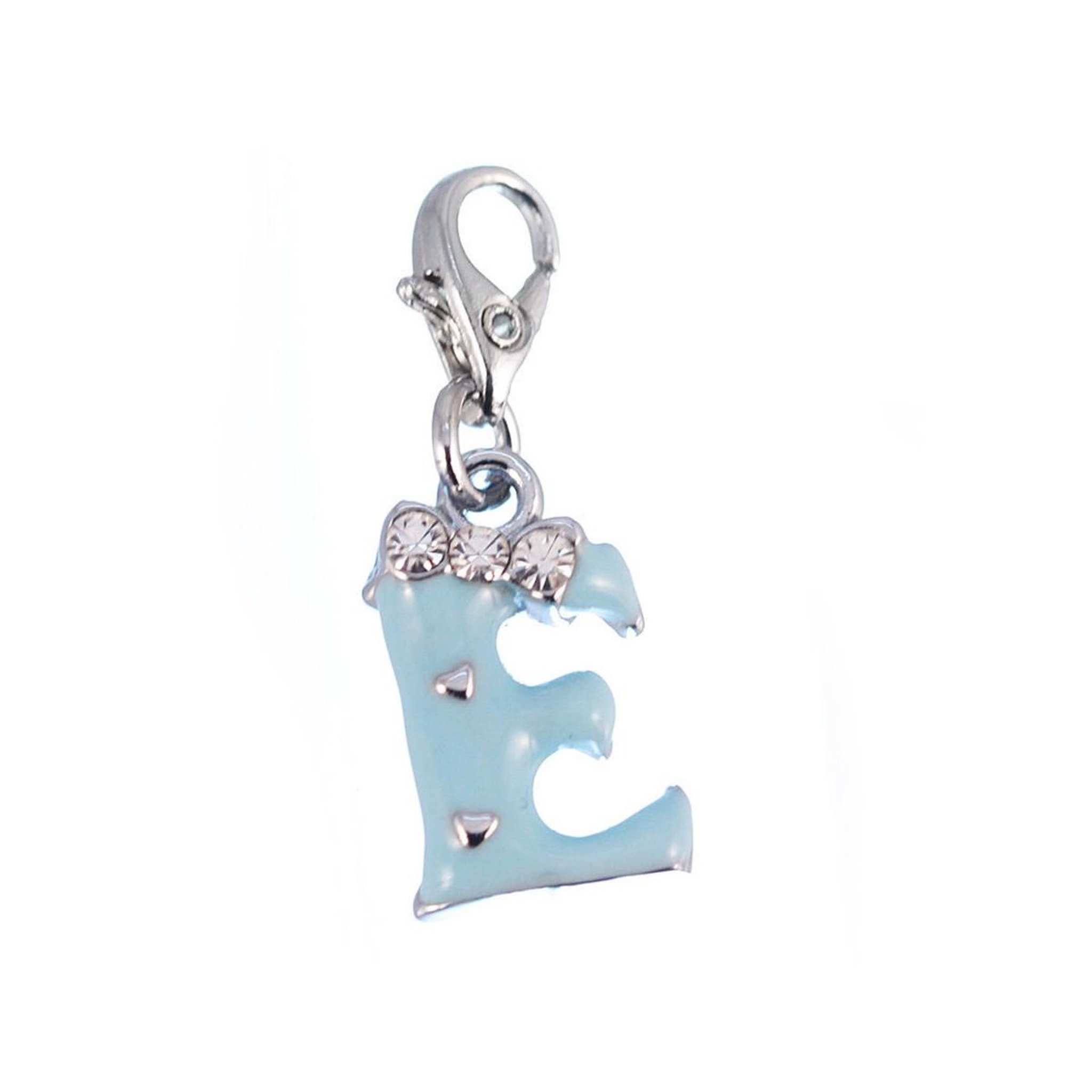 SC CRYSTAL Charm Lettre E bleu SC Crystal