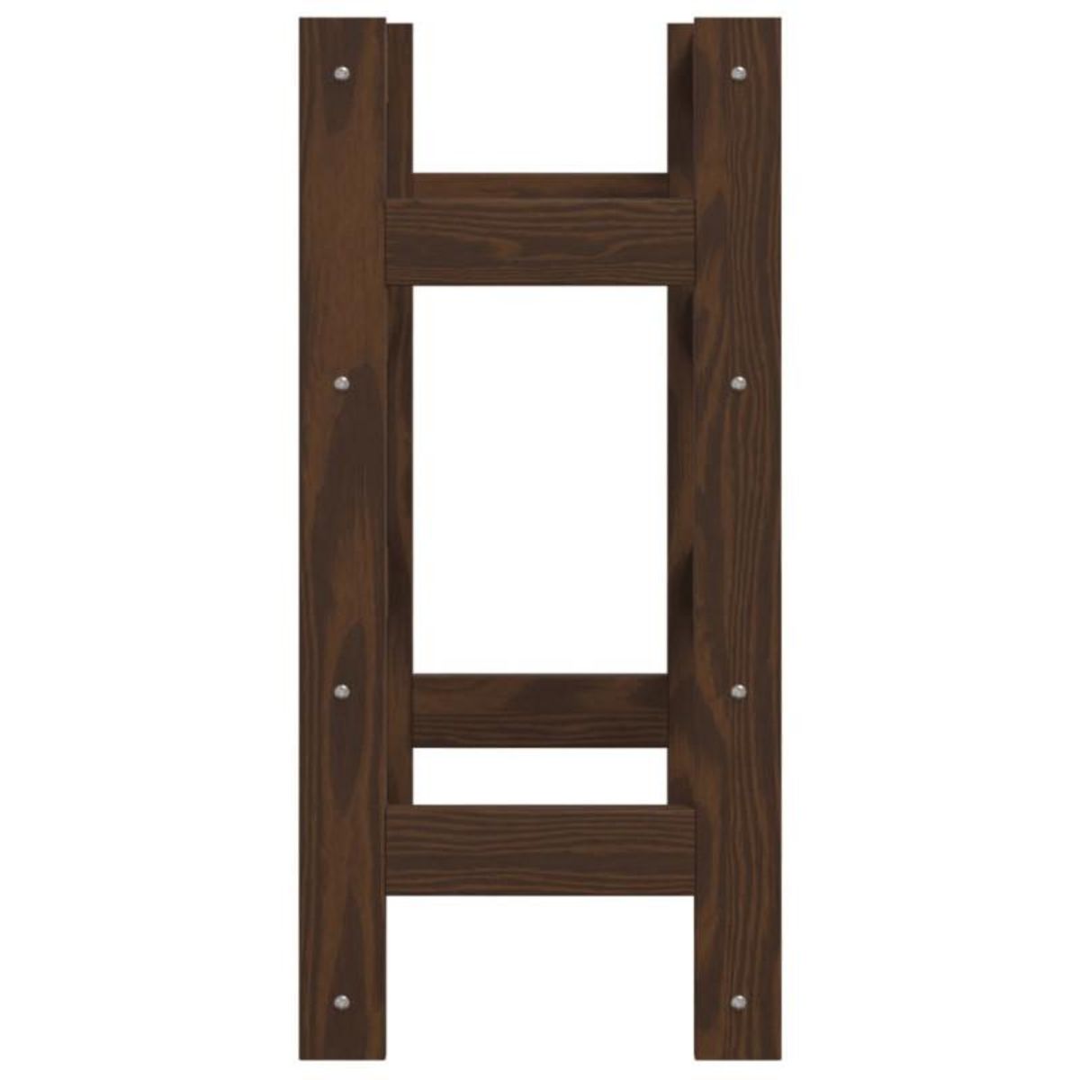 VIDAXL Casier à bouteilles pour 16 bouteilles marron bois pin solide