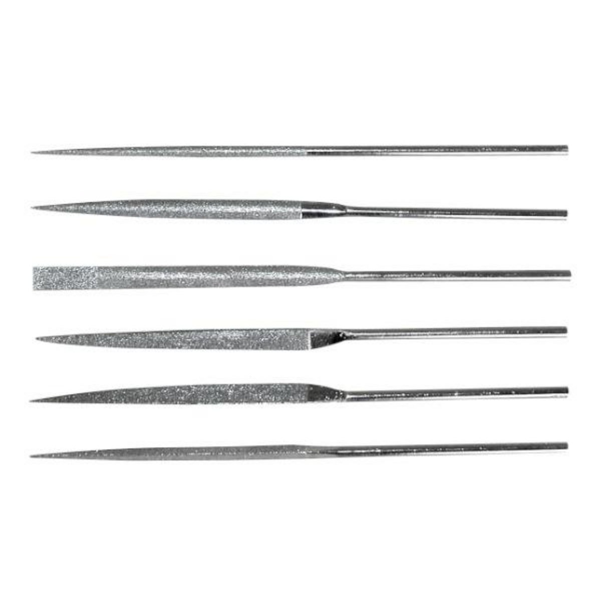 MAXICRAFT Jeu de 6 limes aiguilles diamant