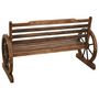 Voir la diapositive 5 : VIDAXL Banc de jardin 112 cm bois de sapin massif