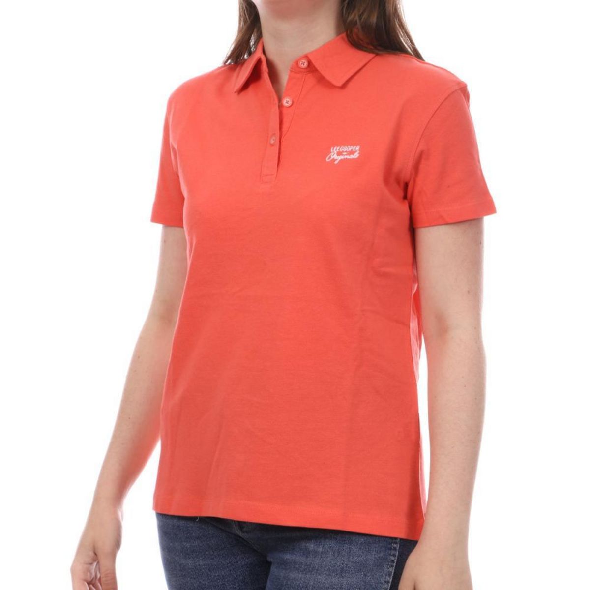 Lee Cooper Polo Mandarine Femme Lee cooper Omara