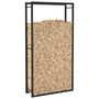 Voir la diapositive 5 : VIDAXL Portant de bois de chauffage Noir mat 80x28x154 cm Acier