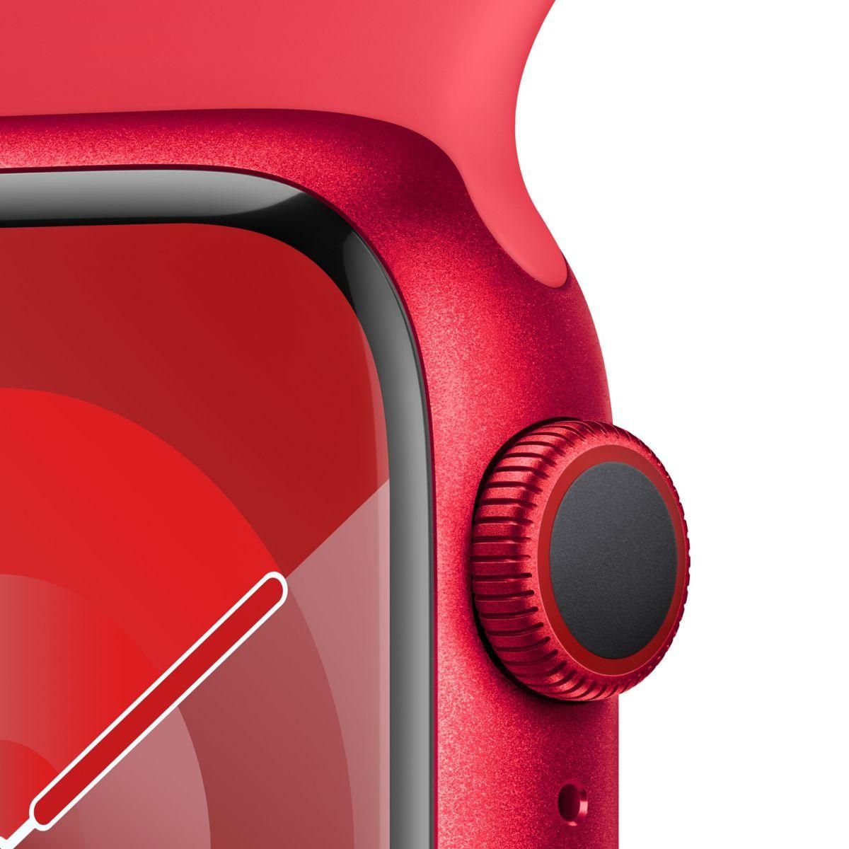 APPLE Montre connectée Serie 9 Cellular 41mm Aluminium/(PRODUCT)RED S/M