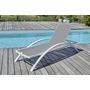 Voir la diapositive 1 : DCB GARDEN Chaise longue de jardin - Blanc - BARCELONA